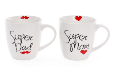 Чашка Super Mam, Super Dad