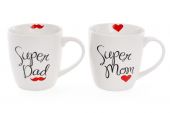 Чашка Super Mam, Super Dad