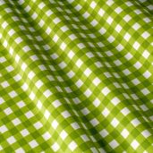 Скатерть с тефлоновым покрытием клетка зеленая